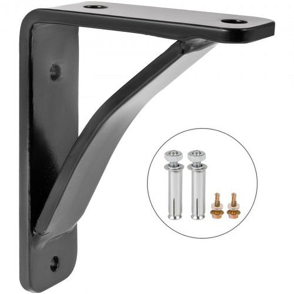 VEVOR Heavy Duty Shelf Brackets 4x5x1.5", 2 pack Floating Shelf Bracket