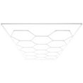 thumbnail image 1 of VEVOR Hexagon Garage Lights, 86400LM, 6500K 14 Grid Systems Honeycomb Hexagonal Garage LED Lights, DIY Cool White Car Detailing Garage Ceiling Lighting Bright Shop Light for Gym Basement Workshop, 1 of 9