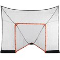 thumbnail image 1 of VEVOR Hockey and Lacrosse Goal Backstop with Extended Coverage, 12' x 9' Lacrosse Net, Complete Accessories Training Net,Quick Easy Setup Backyard Lacrosse Equipment, Perfect for Youth Adult Training, 1 of 9