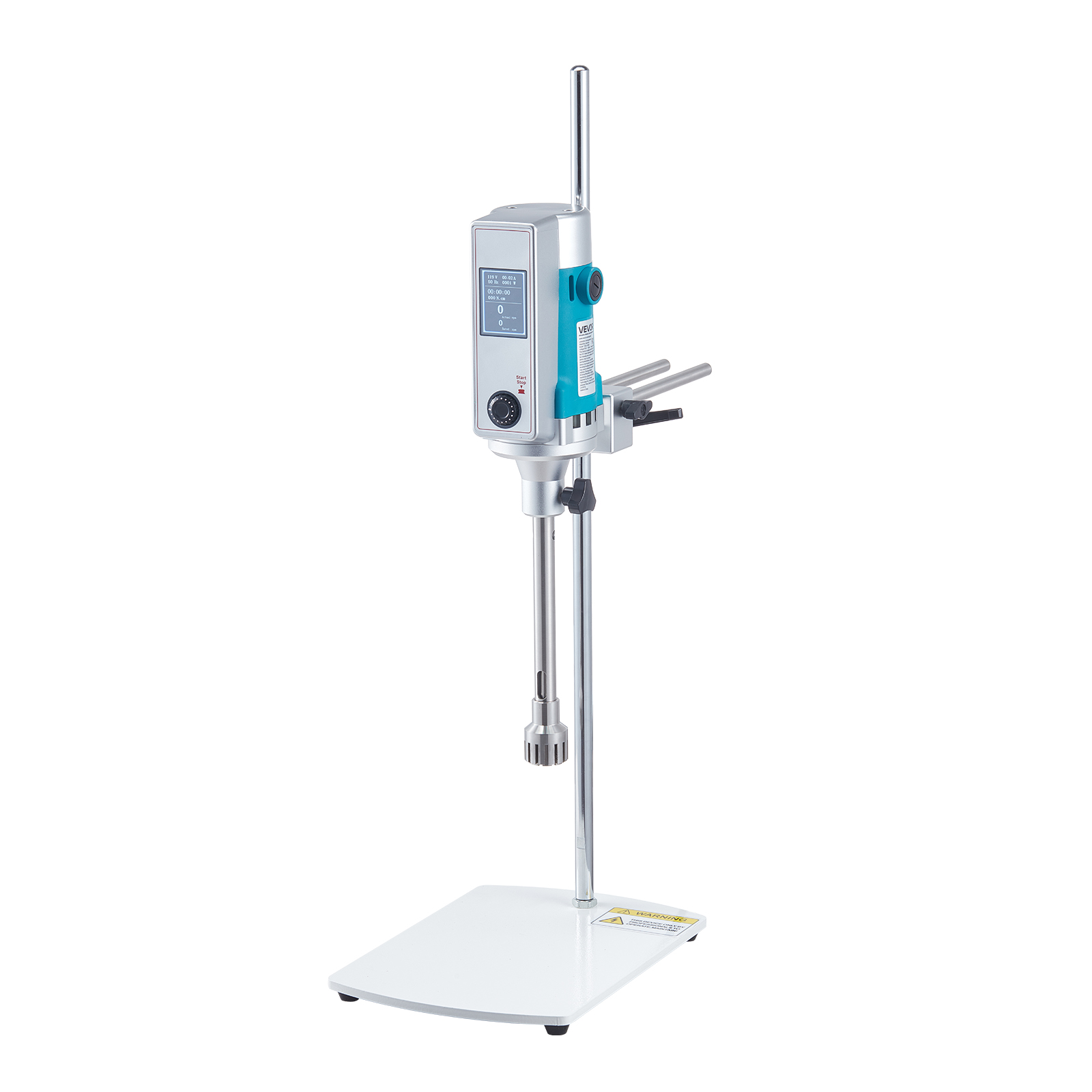 VEVOR Homogenizer, 900 W Laboratory High Speed Dispersing Homogenizer, 2000-28000RPM High Shear Lab Mixer Emulsification Machine, Digital Display Blender, Stainless Steel