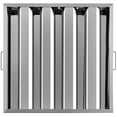 thumbnail image 1 of VEVOR Hood Filters, 19.5W x 19.5H inch, Pack of 6, 430 Stainless Steel, 4 Grooves Commercial Hood Filters, Commercial Kitchen Range Hood Filter, for Grease Rated Commercial Kitchen Exhaust Hoods, 1 of 9
