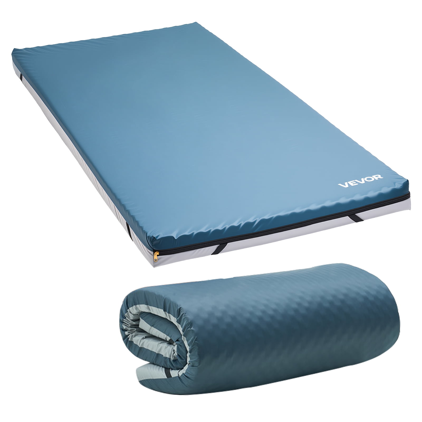 VEVOR Hospital Bed Mattress,300 lbs Load,Long Term Care Pressure Redistribution Medical-Grade Dual Layer Foam Mattress, Waterproof for Bedsore Treatment Nursing Homes and Home Care, 34 x 76 x 3.5 in