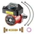 thumbnail image 1 of VEVOR Hot Water Recirculating Pump, with Bypass Valve, Instant Recirculation Pump Kit with Timer, Adapter, Circulation Circulator System, Stainless Steel Head,0.13 HP 110-120V, for Tank Water Heaters, 1 of 9