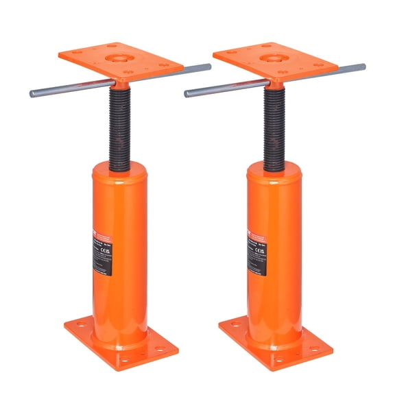 VEVOR House Floor Jacks, 2 Pack, 12"-16" Height Range, 9700 lbs Max Load Capacity Per Unit, Adjustable Support Beam Basement Jack Post Pole for Leveling, Steel Telescoping Jack for Temporary Support