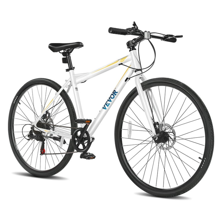 VEVOR Hybrid Bike, Lightweight Aluminum Frame Bike, 700c Wheel Men