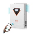thumbnail image 1 of VEVOR Hybrid Solar Inverter, 6000W, All in One Pure Sine Wave Power Inverter Charger, 48V DC to 220/230V AC, with Built-in 120A MPPT Solar Controller, for off-Grid System Lead Acid Lithium Battery, 1 of 9