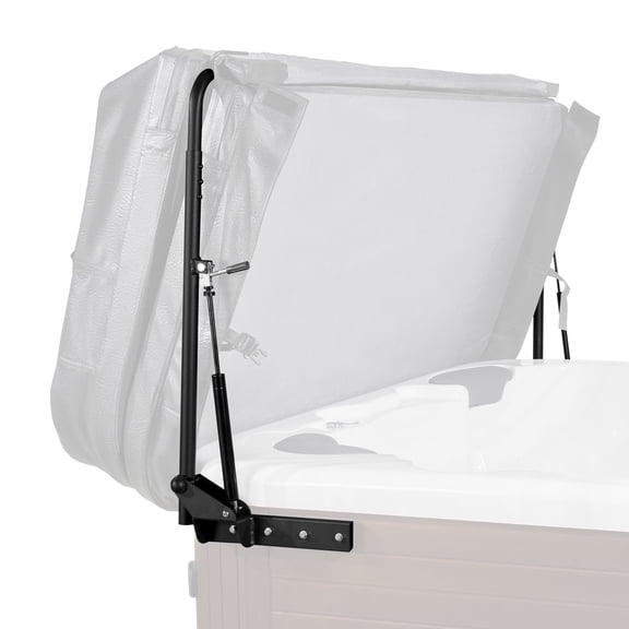 VEVOR Hydraulic Hot Tub Cover Lift, Spa Cover Lift, Adjustable Width from 69 in to 96.5 in, Mounts on Both Top Sides, Compatible with Various Sizes of Rectangular Bathtubs, Hot Tubs and Spas