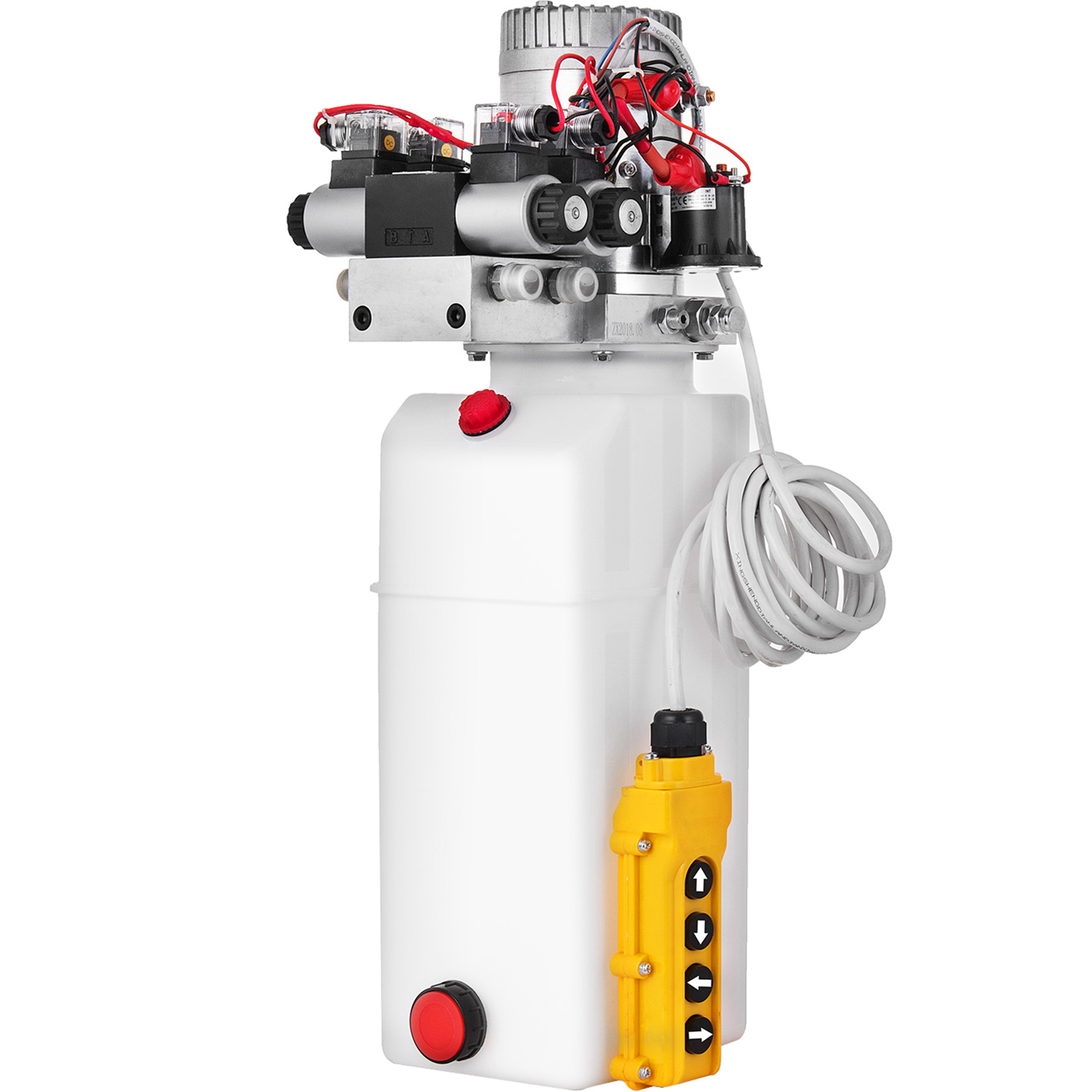 VEVOR Hydraulic Pump 12V DC Hydraulic Power Unit Double Acting Double Solenoid Hydraulic Power