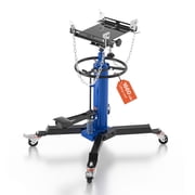 VEVOR Hydraulic Transmission Jack, 1660 lbs / 0.75 Ton Lifting Capacity Telescoping Transmission Jack with Foot Pedal, 360  Swivel Wheel, 34.6-69.3 in High Lifting Height, Lift Hoist for Garage/Shop