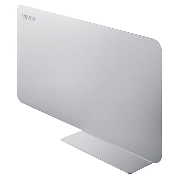 VEVOR Ice Bin Partition, 15.2 x 5.55 Inch, Stainless Steel Divider for 19 Inch Bar Ice Bins, Stable Bottom Support & Easy to Clean, Food Grade 304 Stainless Steel for Kitchen, Bar, Restaurant, Pub