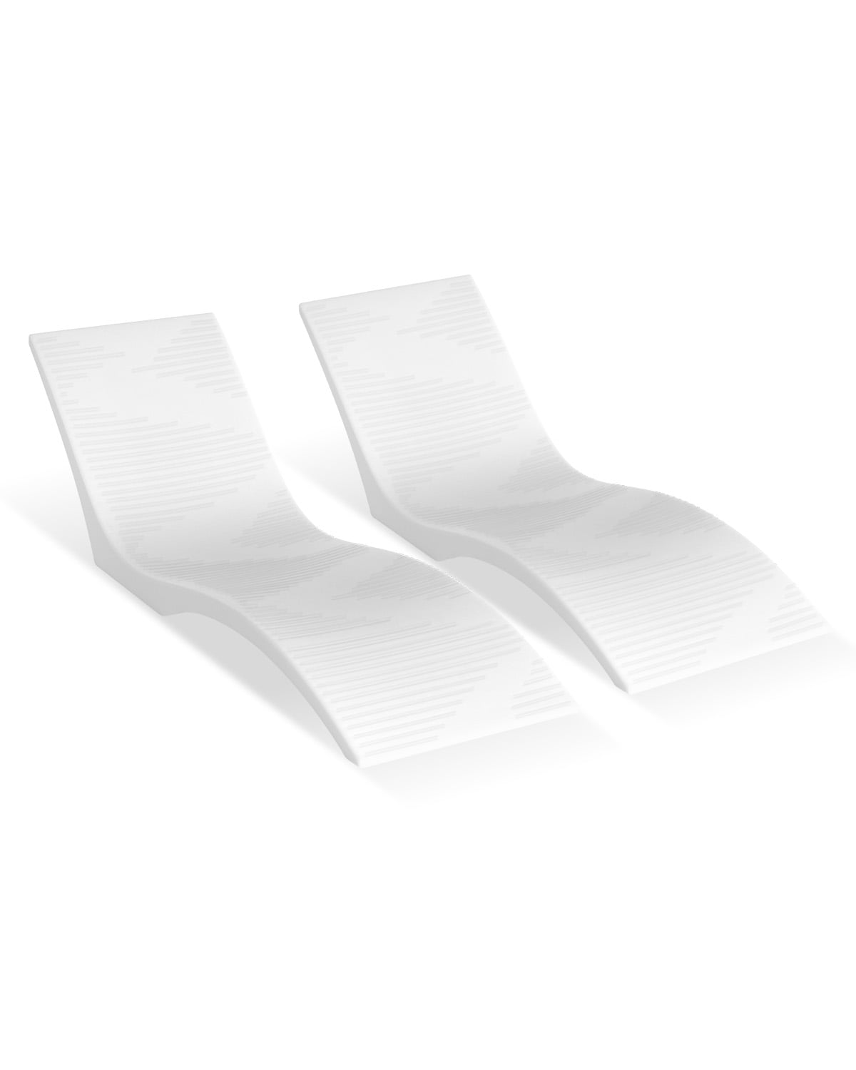 VEVOR In-Pool Lounge Chairs, Set of 2 Chaise Lounger, Inside Pool ...