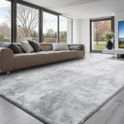 VEVOR Indoor Plush Area Rugs, 9 x 12 ft Soft Plush Carpet, Furry Shag Area Rugs for Living Room, Bedroom, Modern Home Decor Aesthetic Long-Pile Rug, Non-Sheddin
