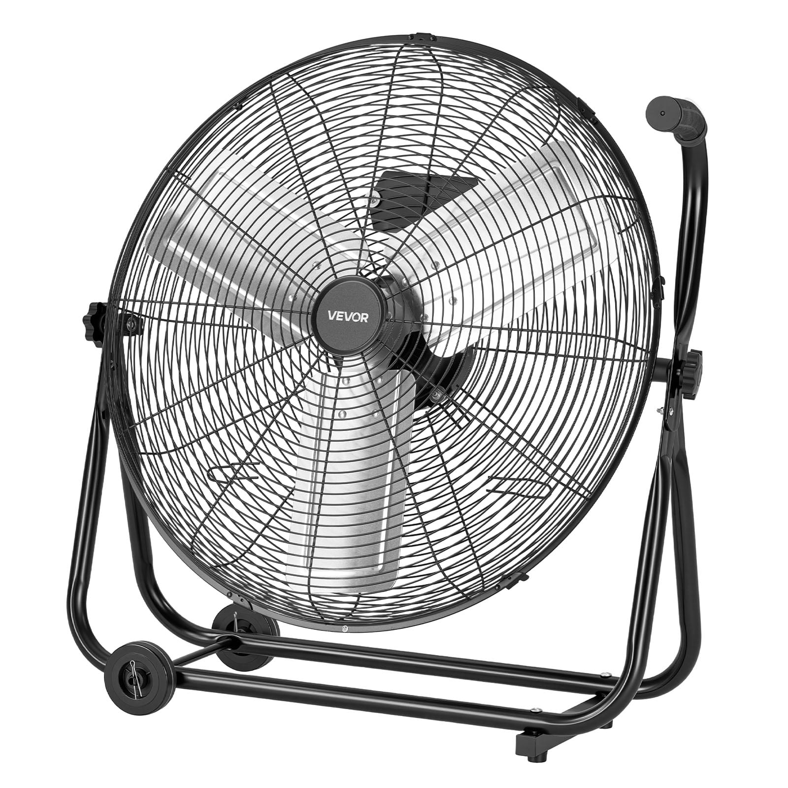 VEVOR Industrial Shop Fan, 24 Inch Floor Drum Fan, High Velocity 7500 ...