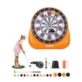 thumbnail image 1 of VEVOR Inflatable Soccer Dart Board,over 6 ft High Giant Soccer Dart Board with 4 Kick Balls,12 Tennis and Air Pump, 3-Min Setup,Ideal for Giant Yard Games, Giant Kick Darts Game, Backyard Golf Game, 1 of 9