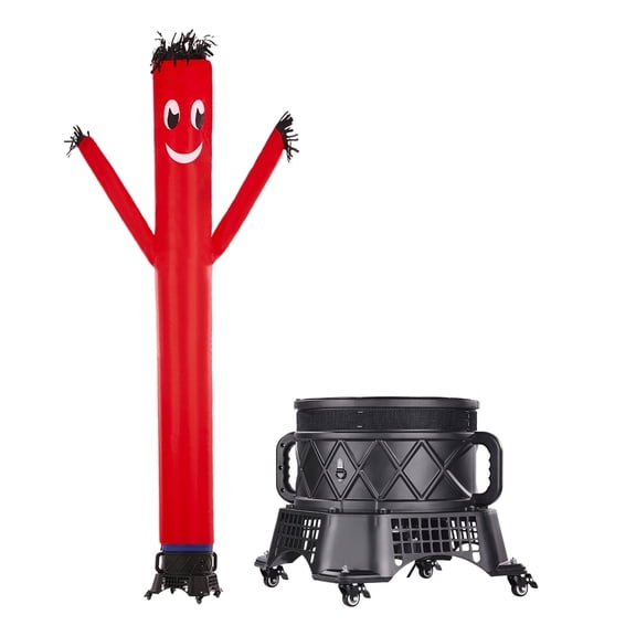 VEVOR Inflatable Tube Man, 20 ft Tall, Wacky Waving Dancing Guy with 1 HP Blower, PP Shell IPX3 Waterproof Blower Fan, Air Dancer for Outdoor Advertising Business Store Party
