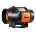 thumbnail image 1 of VEVOR Inline Duct Fan, 6-Inch 402 CFM with Temperature Humidity Controller, Quiet EC-motor Ventilation Exhaust Fan for Cooling Booster, Grow Tents, Hydroponics, 1 of 6