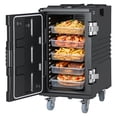 thumbnail image 1 of VEVOR Insulated Food Pan Carrier, 127 Qt Non-Electrical Food Warmer, with Swivel Wheel & 304 Stainless Steel Latch, LLDPE Stackable Hot Box, for Various Pan Sizes(NOT Included),Fit Catering BBQ Event, 1 of 9