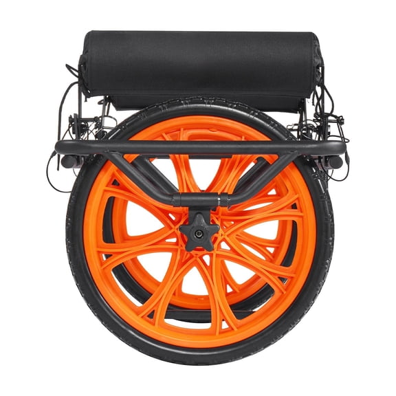 VEVOR Kayak Cart, 330 lbs Load Capacity, Canoe Cart Dolly with 15-inch Solid Rubber Tires & Kickstand, Assembles & Disassembles Within Seconds, Paddle