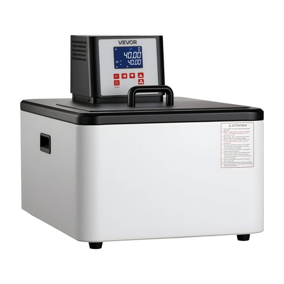 VEVOR Laboratory High-Temperature Circulating Oil Bath, Up to 300/572, 30 L Lab Constant Temperature Heating Tank, 0.1 High Precision, Internal and External Dual Circulation, for Laboratory