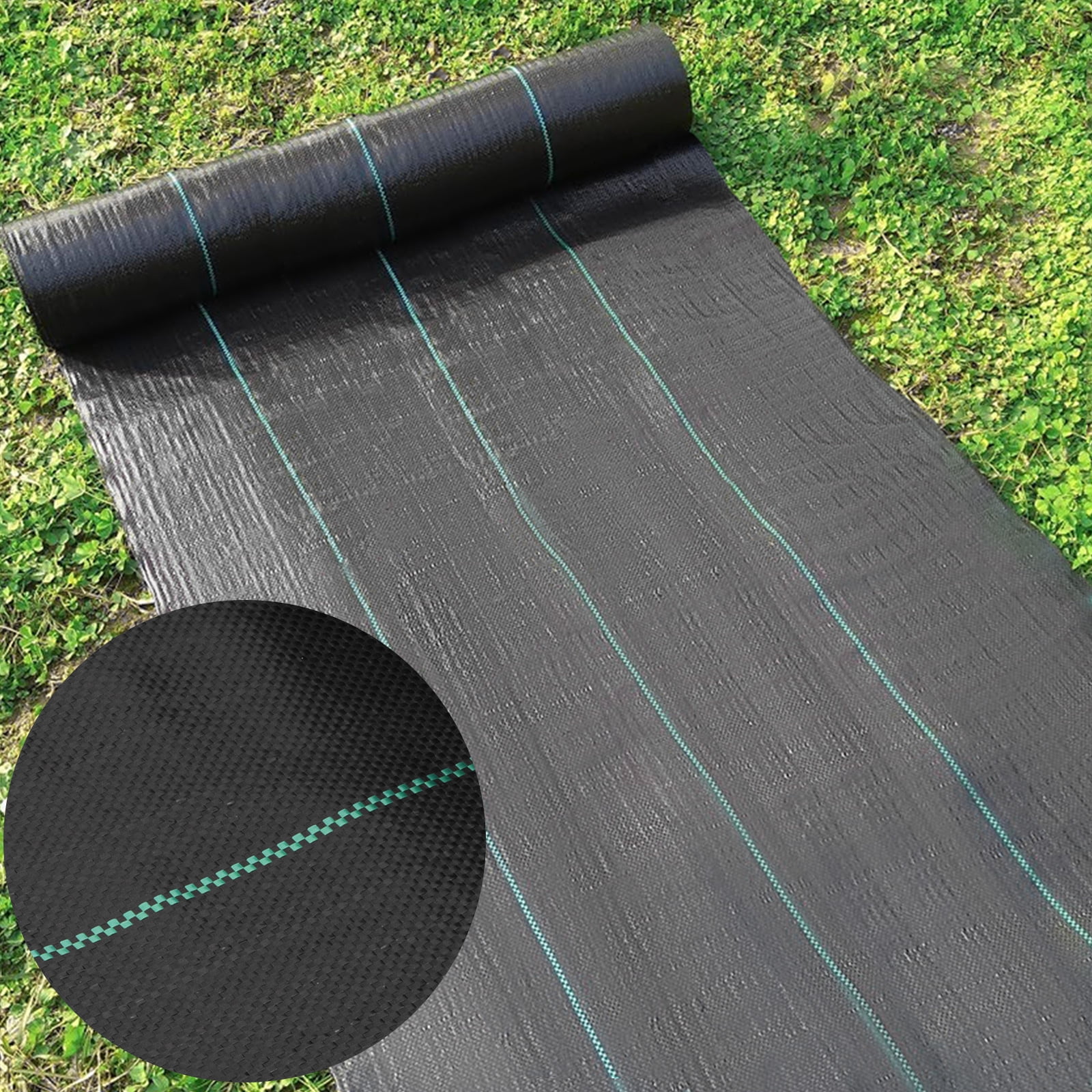 VEVOR Landscape Fabric 4ft x 250ft - Geotextile Fabric Heavy Duty 5oz - Ground Cover Non Woven for Commercial Greenhouse, Yard, Garden Barrier Cloth Blocker Mat
