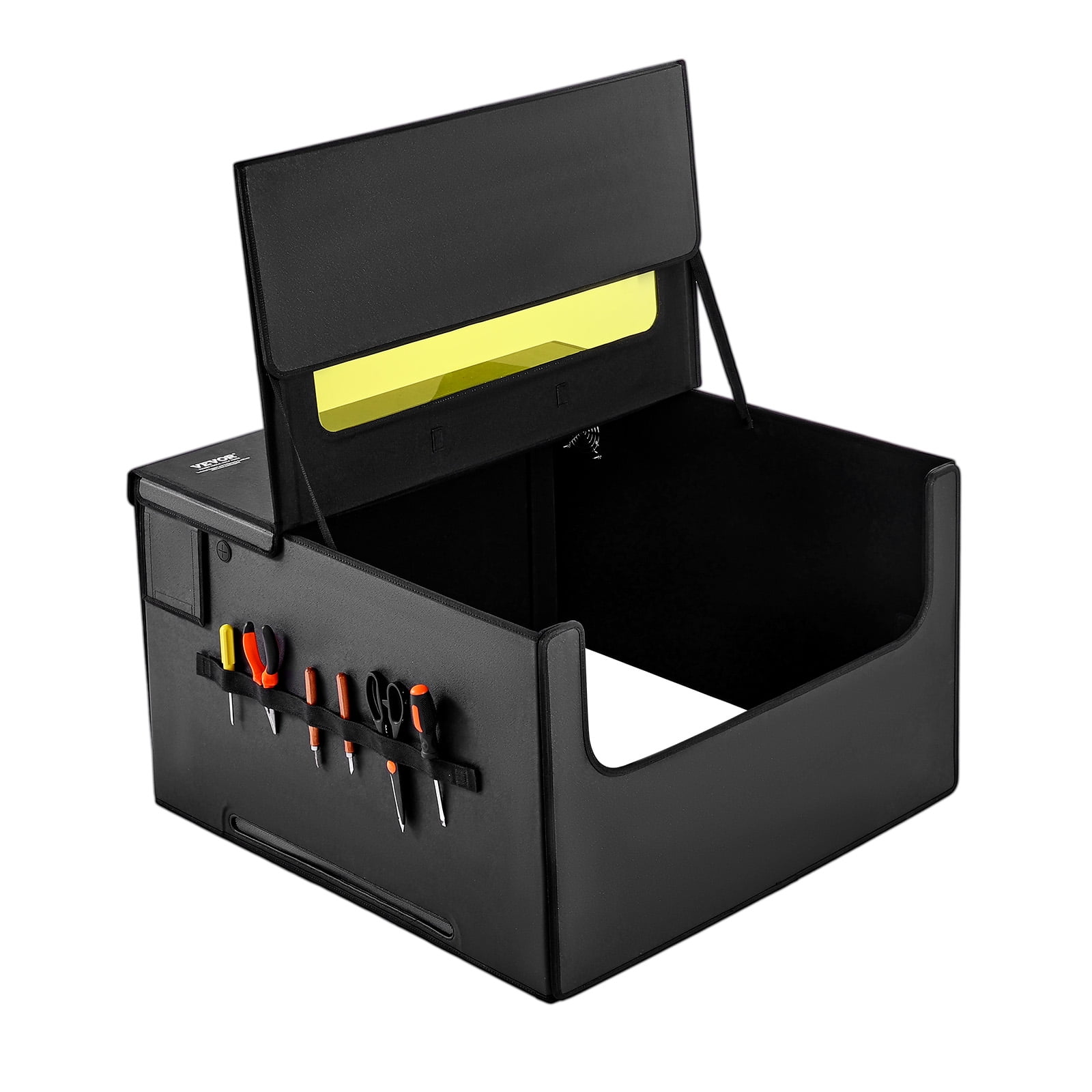 VEVOR Laser Engraver Enclosure,31.5 x 31.5 x 19.6", Flame Retardant and Fireproof Protective Cover, with Exhaust Fan and Pipe, Insulates Smoke, Noise and Eye Protection, Fits for Most Laser Engraver