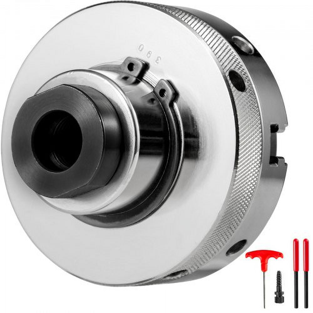 VEVOR Lathe Chuck, 4inch "C" Series Chuck Selfcentering Independent 4 Jaws Mini Woodworking