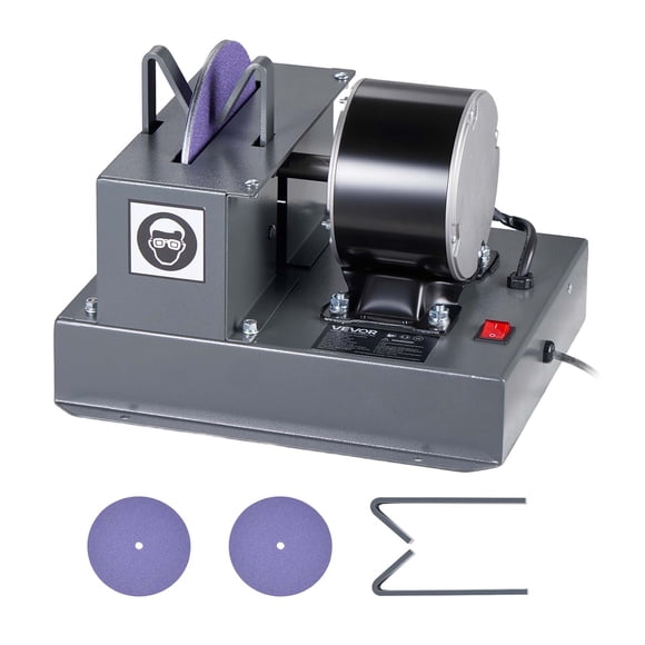 VEVOR Lawn Mower Blade Sharpener, 1/3HP Lawnmower Blades Grinder with 7" Ceramic Grinding Wheel, 30 or 40 Blade Sharpening Machine for High Lift, Low Lift, Gator & Flat Blades