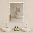 thumbnail image 1 of VEVOR Lighted Medicine Cabinet with Mirror, 24 x 32 in Recessed or Wall Mount, 3 Color Dimmable LED Bathroom Medicine Cabinet with Magnifying Mirror, Adjustable Shelve Storage, Memory Defog Function, 1 of 9