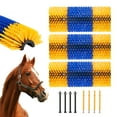thumbnail image 1 of VEVOR Livestock Scratching Brush, 3 Pcs Horse Brush with 6 Screws, 17.1 x 7.5 in Cow Scratcher, for Back Itch Relief & Keep Cleaning, Grooming & Scratching Post Brush for Horse, Pig, Cattle Supplies, 1 of 9