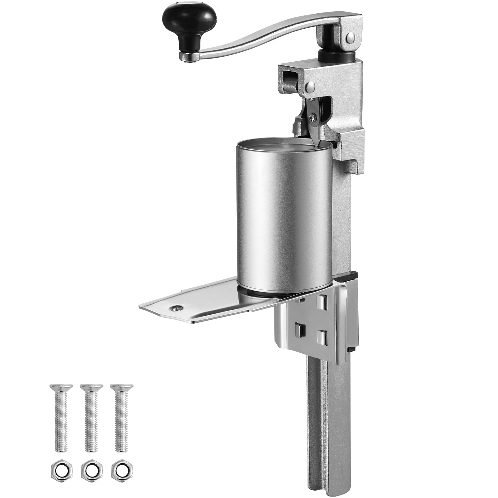 VEVOR Manual Can Opener, Sturdy Tabletop Can Opener for Big Cans, Robust Can Opener with Stand, Height-Adjustable Professional Jar Opener, Suitable for Cans Up to 11.8" in Height, Ideal for Restaur