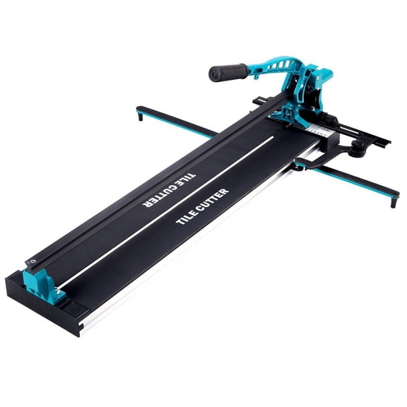 VEVOR Manual Tile Cutter, 48 inch, Porcelain Ceramic Tile Cutter with Tungsten Carbide Cutting Wheel, Infrared Positioning, Anti-Skid Feet, Durable Rails for professional installers or beginners