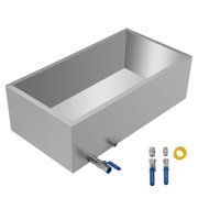 VEVOR Maple Syrup Evaporator Pan 30x16x9.5 Inch Stainless Steel Maple Syrup Boiling Pan with Valve for Boiling Maple Syrup