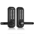 thumbnail image 1 of VEVOR Mechanical Keyless Entry Door Lock,14 Digit Keypad, Double-sided Embedded Outdoor Gate Door Locks Set with Handle and Keypad, Water-proof Zinc Alloy, Easy to Install,for Yard,Garden,Garage, 1 of 9