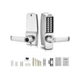 thumbnail image 1 of VEVOR Mechanical Keyless Entry Door Lock, 14 Key Mechanical Door Lock with Keys, Mechanical Keypad Door Lock with Handle, Stainless Steel Waterproof Keyless Gate Lock, for Home Office Outdoor Garage, 1 of 9