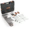 thumbnail image 1 of VEVOR Mechanics Tool Set and Socket Set, 1/4" 3/8" 1/2" Drive Deep and Standard Sockets, 205 Pcs SAE and Metric Mechanic Tool Kit with Bits, Combination Wrench,Hex Wrenches, Accessories, Storage Case, 1 of 9