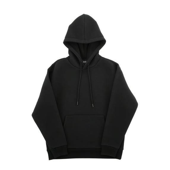 VEVOR Men Pullover Hoodie, Medium Size, Fleece Long Sleeve Comfy Casual Basic Pullover Hooded Sweatshirt, Warm & Skin-friendly, Practical & Trendy, Black Hoodie with Large Pocket for Fall & Winter