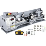 VEVOR Metal Lathe 8 x 32 inch/210 x 800mm, 2500 RPM Variable Speed Change, 850W Precision Mini Lathe, Metal Working Lathe with Brushless Motor, Milling Machine for Various Metal Turning