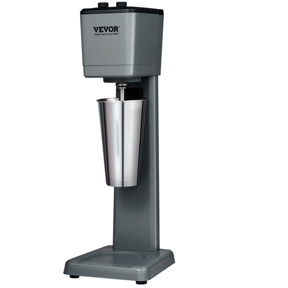 Milkshake Maker Machine, 375W Commercial Milk Shake Maker Mixer, Single Head Drink Mixer Blender Machine, 3-Speed Milkshake Blender with 27.7oz Stainless Steel Cup for Commercial