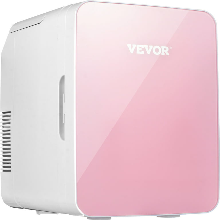 VEVOR 0.35 cu. ft. Mini Fridge in Pink Lightweight Compact