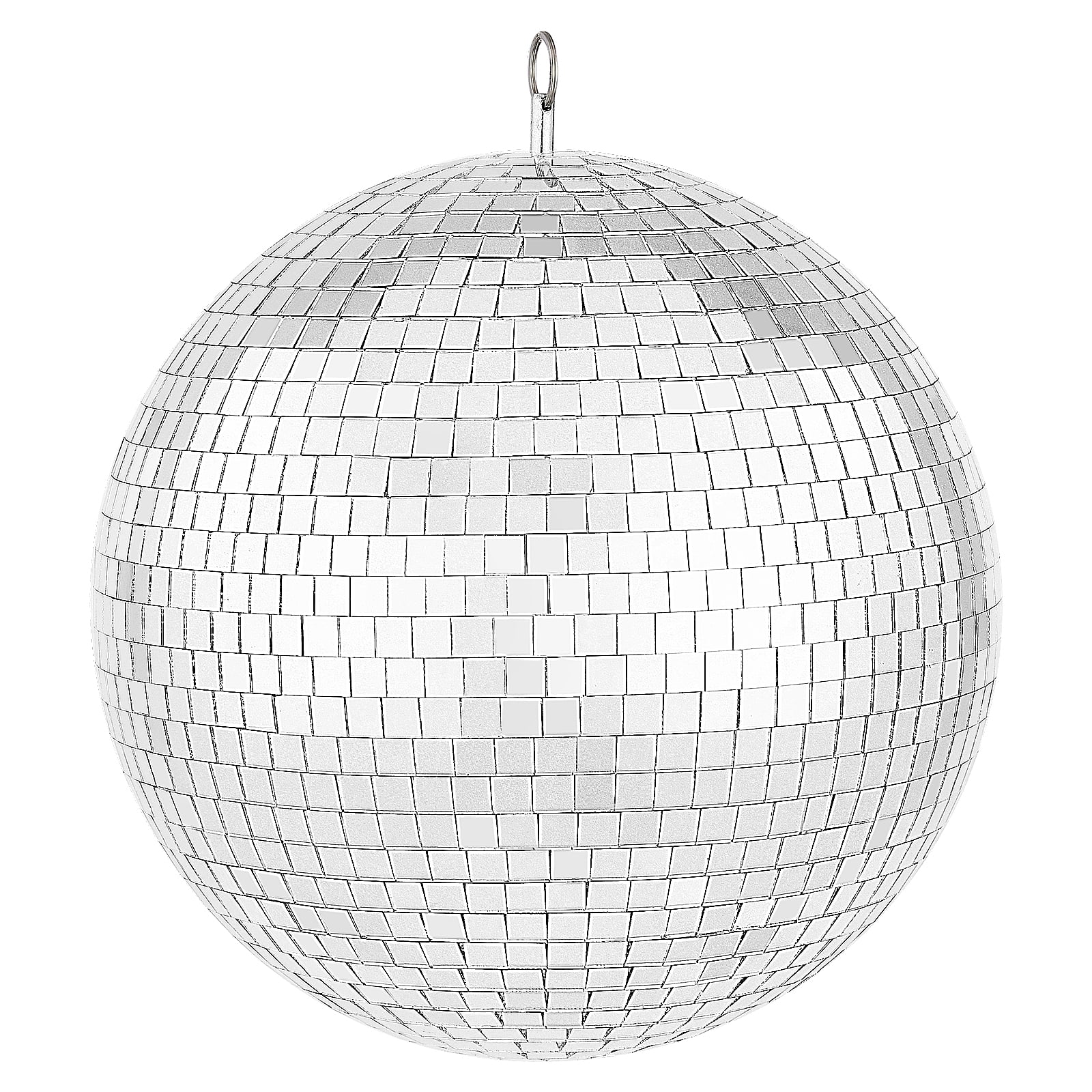 VEVOR Mirror Disco Ball, 12 Inch Mirror Ball with Hanging Ring, Lightning Disco Ball Party Decorations, Ideal for DJ Club, Stage, Wedding, Birthday, Christmas, New Years Celebration