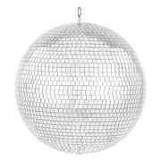 VEVOR Mirror Disco Ball, 16 Inch Party Mirror Ball with Hanging Ring, Large Lightning Disco Ball Party Decorations, Ideal for DJ Club, Stage, Wedding, Birthday, Christmas, New Years Celebration