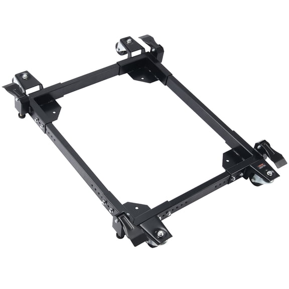 VEVOR Mobile Base, 1500 lbs Capacity, Adjustable from 20" x 24.5" to 28" x 33.5", Heavy Duty Universal Mobile Base Stand with 4 Swivel Wheels, for Woodworking Equipment, Bandsaw, Power Tool, Machine