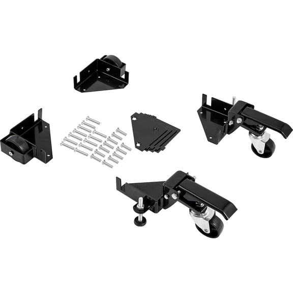 VEVOR Mobile Base, 400 lbs Weight Capacity, Adjustable from 9.5" x 9.5" to Infinity, Heavy Duty Universal Mobile Base Stand with Swivel Wheels for Woodworking Equipment, Bandsaw, Power Tools, Machine
