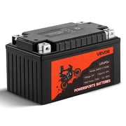 VEVOR Motorcycle Battery, 12 Volt 6Ah, LiFePO4 Lithium Pre-Charged Powersports Battery, Maintenance Free & High Performance, Compatible with ATV, Motorcycle, Jet Skis, Scooter, UTV, and More