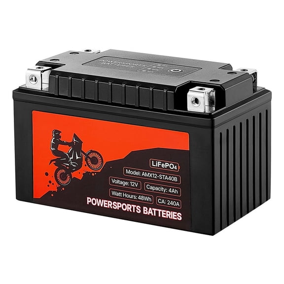 Motorcycle Battery 12V 4Ah YTX12-BS High Performance Powersports Battery