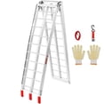thumbnail image 1 of VEVOR Motorcycle Ramps, 750lbs Folding Loading Ramps for Pickup Trucks Bed, Trailers Ramp with Load Straps for Motorcycle, Dirt Bike, UTV, Lawn Mower, Truck, Snowblower,Cargo Trailer,89"L x 12"W,1Pc, 1 of 9