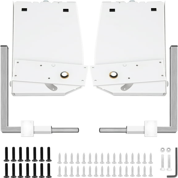 VEVOR Murphy Mounting Wall Springs Mechanism Heavy Duty Support Hardware DIY Kit for King Queen Bed (Vertical), White