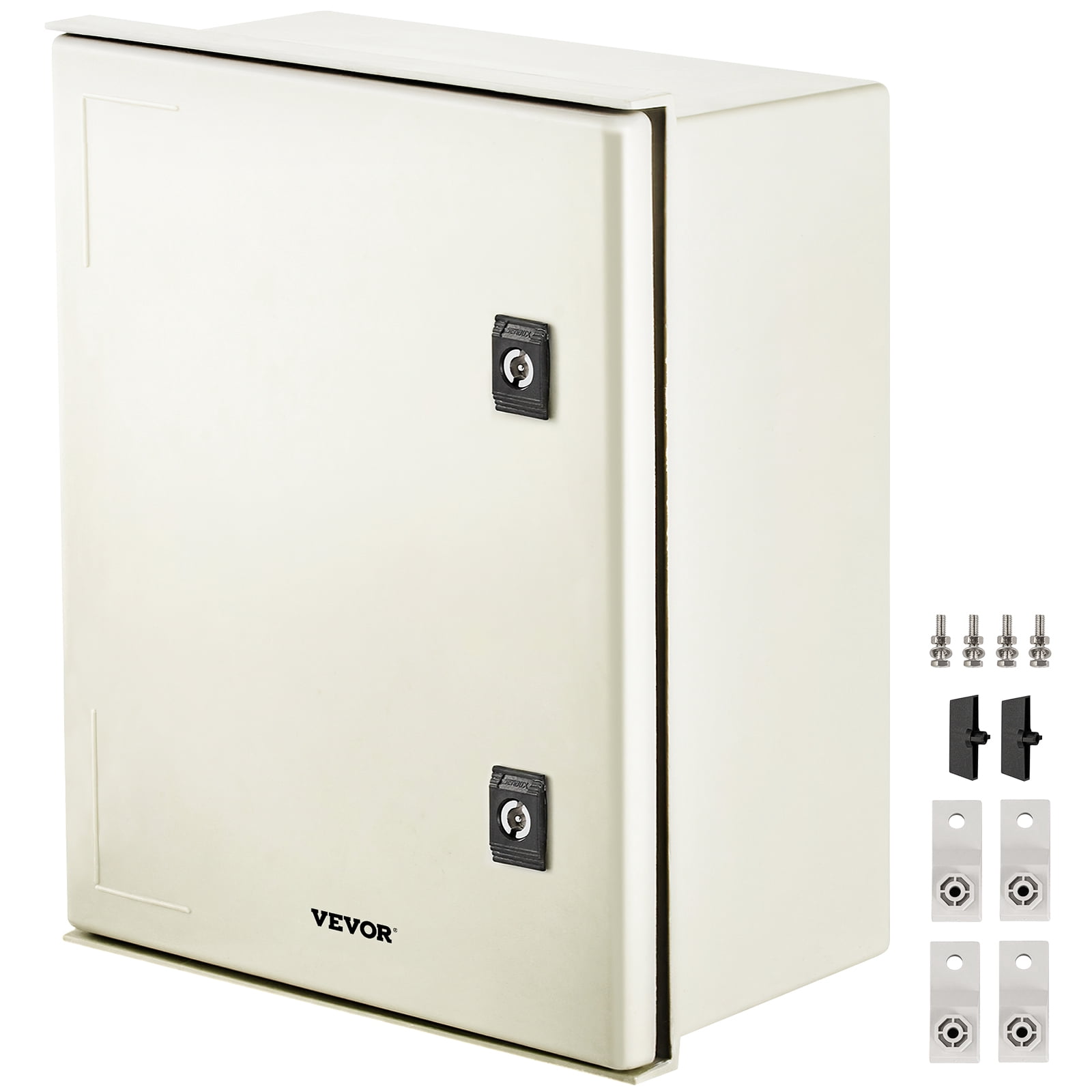 VEVOR NEMA Steel Enclosure, 16 x 12 x 8\'\' NEMA 4X Fiberglass ...