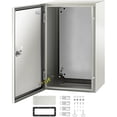 thumbnail image 1 of VEVOR NEMA Steel Enclosure, 20 x 12 x 10" NEMA 4X Steel Electrical Box, IP66 Waterproof & Dustproof, Outdoor/Indoor Electrical Junction Box, with Mounting Plate, 1 of 10