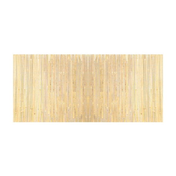 VEVOR Natural Bamboo Slat Screening, Eco-Friendly Privacy Bamboo Slat Fence, 3 ft H x 19.6 ft L Decorative Bamboo Screen Panel, for Garden, Backyard, Balcony, Patio, Pool Side